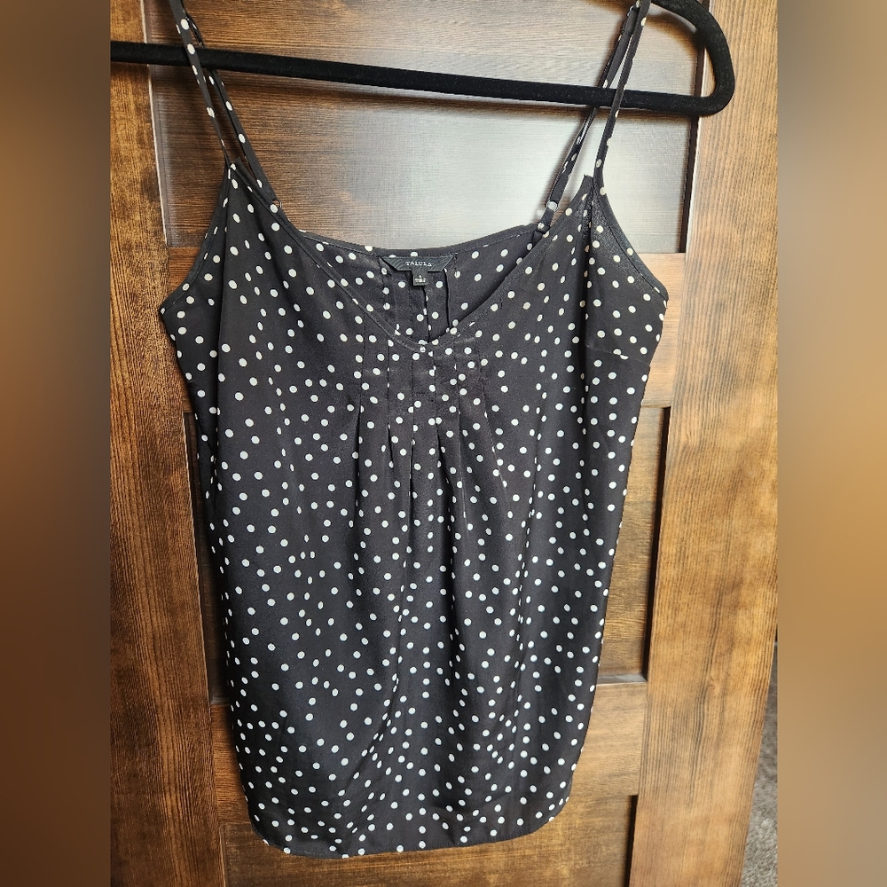 Talula Black and White Polka Dot Camisole